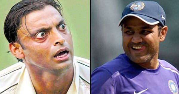 It’s Shoaib Akhtar’s Birthday Today & Sehwag Wished Him With This