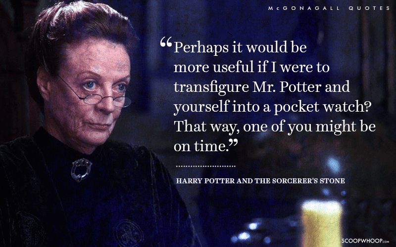 15 Times Professor Mcgonagall Proved That She Is The Official Queen Of Sass