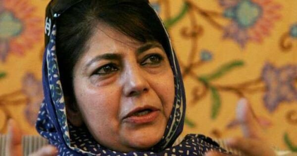 J&K CM Mehbooba mufti strikes caution even as parties unite over ...