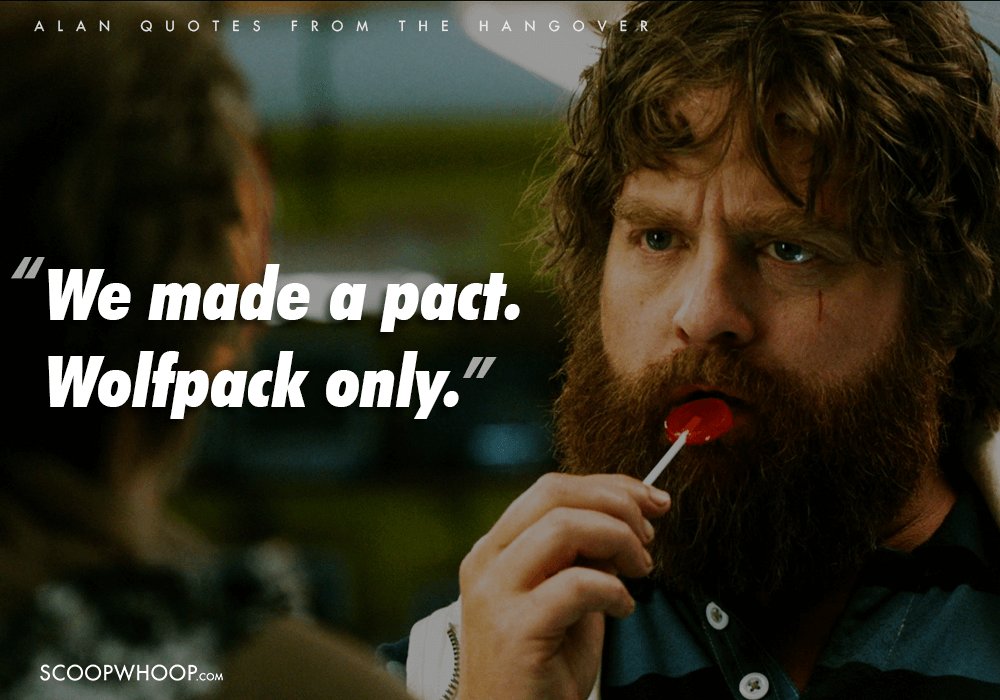 hangover movie quotes wolfpack