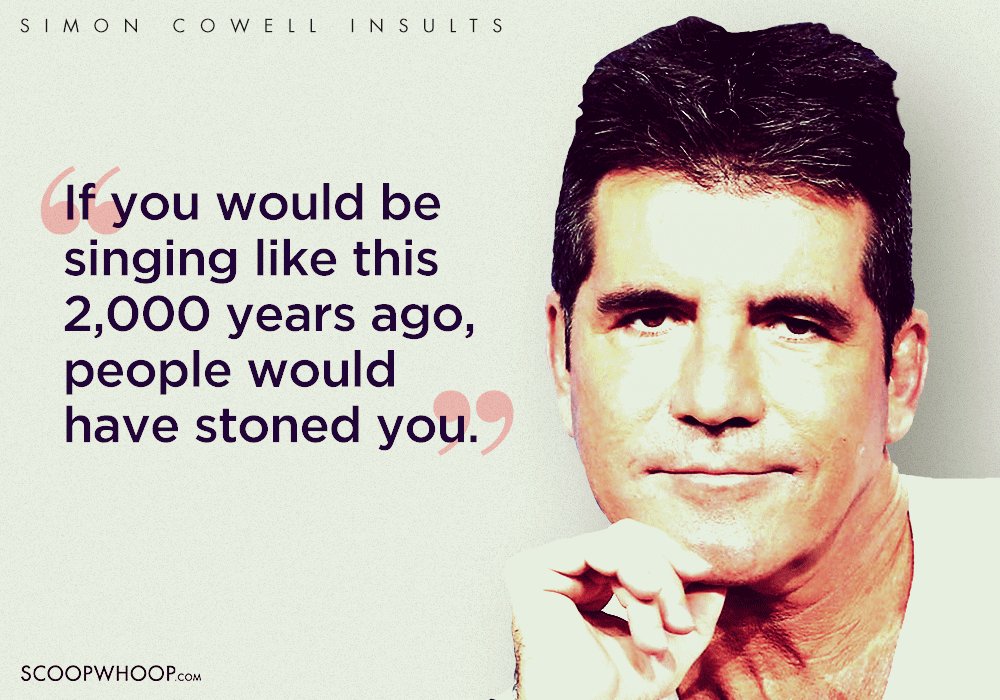 25 Times Simon Cowell’s Scathing Insults Made You Glad You Never ...