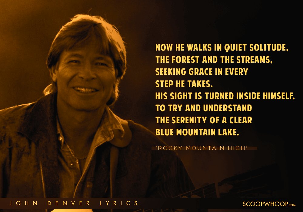 John Denver  John denver, Country lyrics, Music lyrics