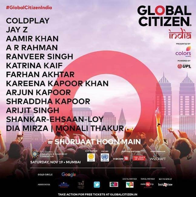 SRK Joins The List Of Bollywood Celebrities For Coldplay’s Global ...