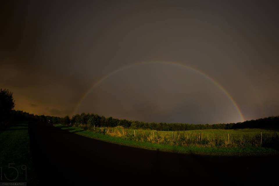 rainbows at night