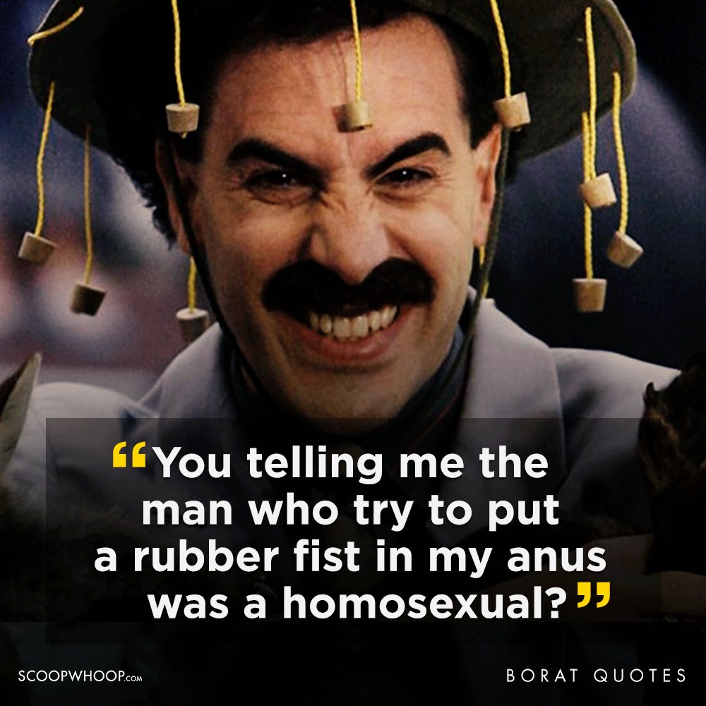 20+ Borat Quotes Funny Borat Quotes That Are Offensive