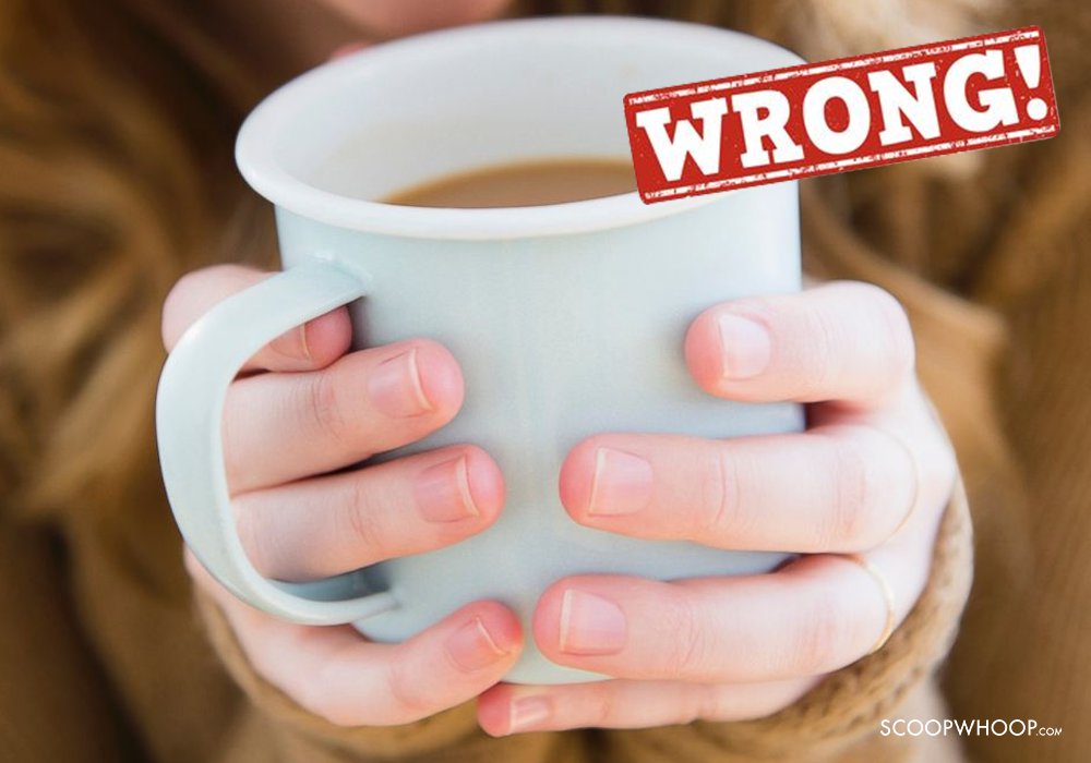 Apparently, Most People Have Been Holding Coffee Cups Wrong This Whole  Time. Here's The Right Way To Do It - ScoopWhoop