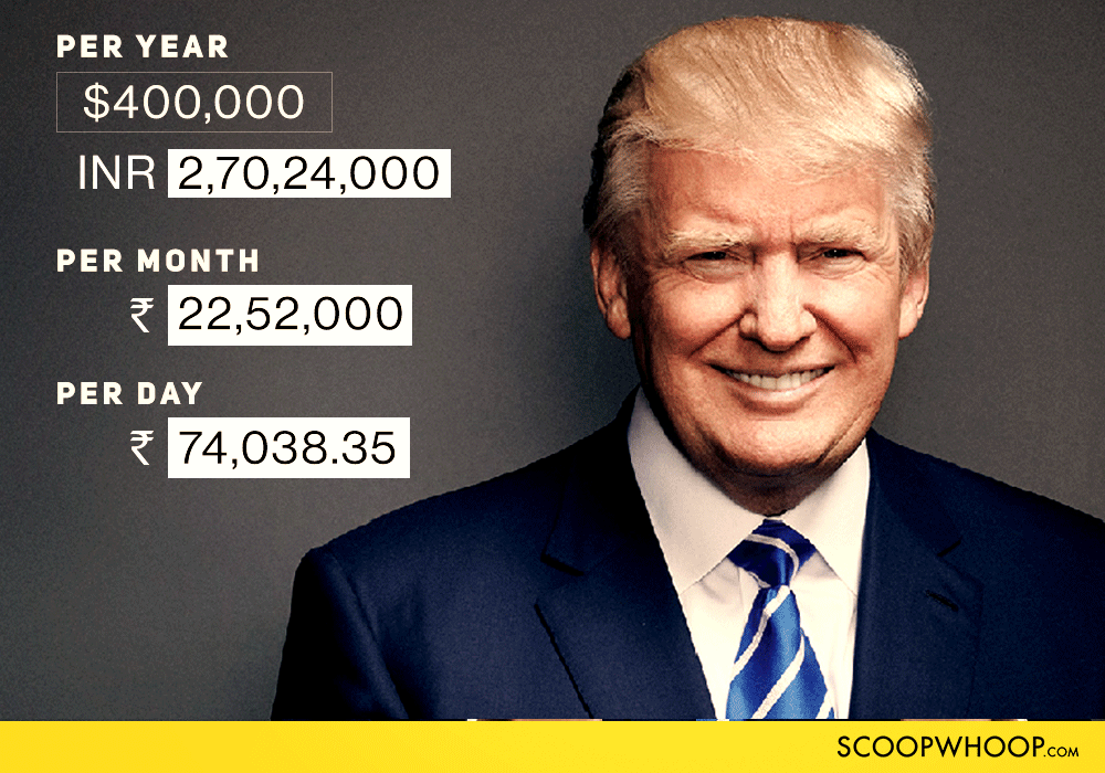 This Is How Much Donald Trump Will Earn As POTUS But He Has Apparently ...