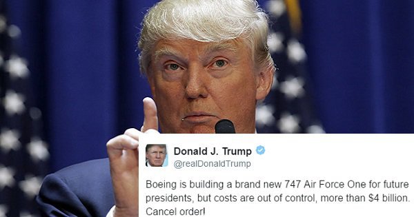 Trump Urges US Govt To Cancel Order Of Building New Boeing 747 Air ...