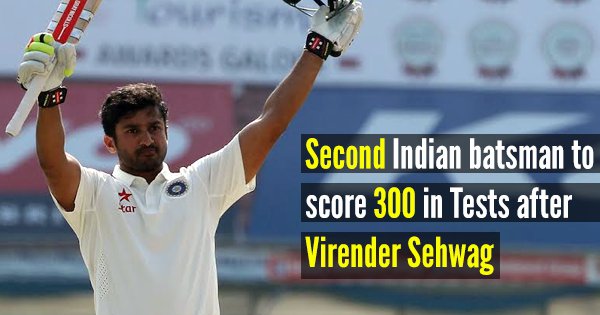 An Epic At Chepauk! Here Are The Records Karun Nair Broke On His Way To 303*
