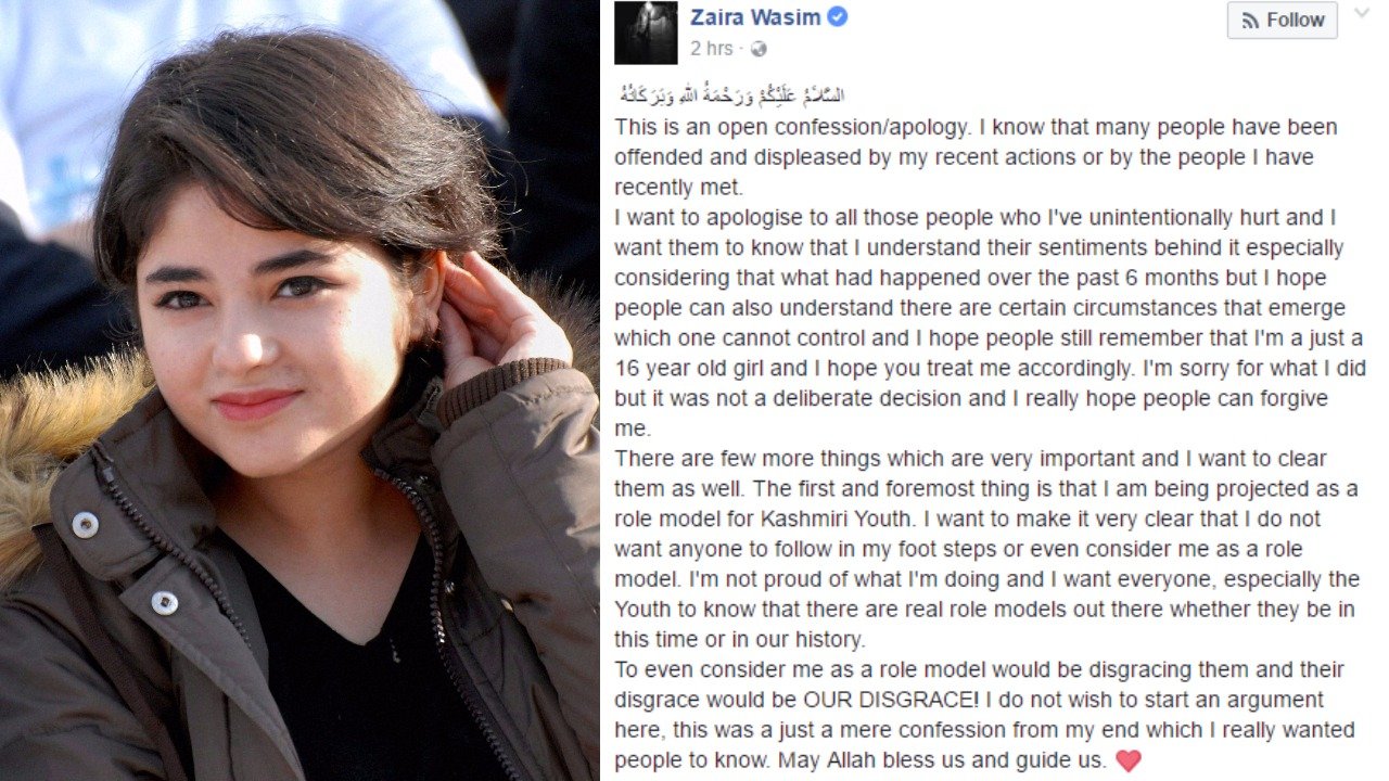 Here’s How B-Town Celebs Reacted Over Dangal Actress Zaira Wasim’s ...