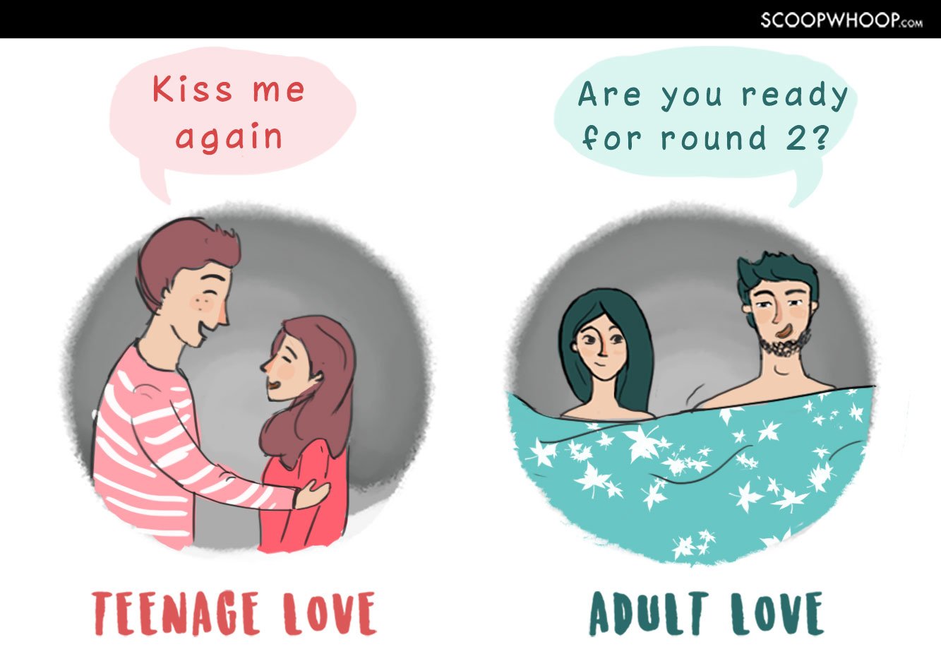 10 Endearing Illustrations That Depict The Evolution Of Love From
