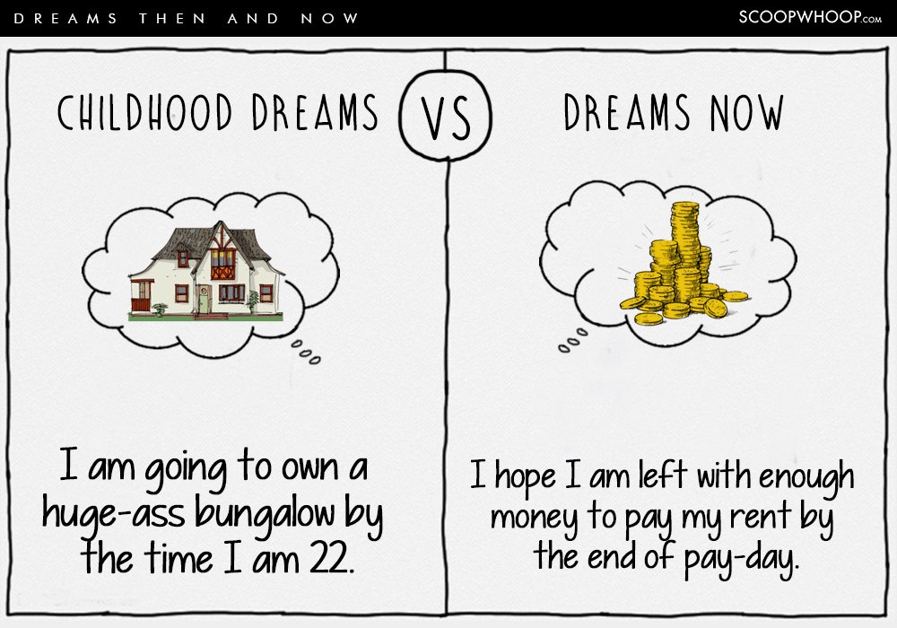These Posters Perfectly Sum Up The Differences Between Our Dreams As