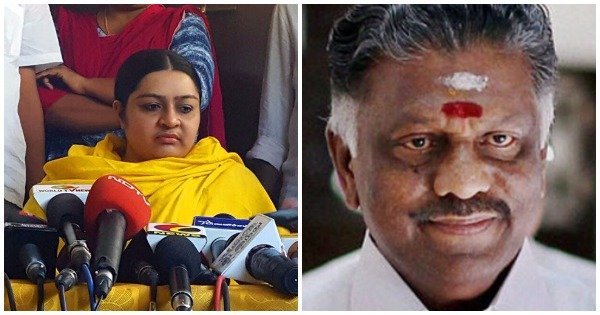 Jayalalithaa’s niece deepa jayakumar joins camp panneerselvam - scoopwhoop