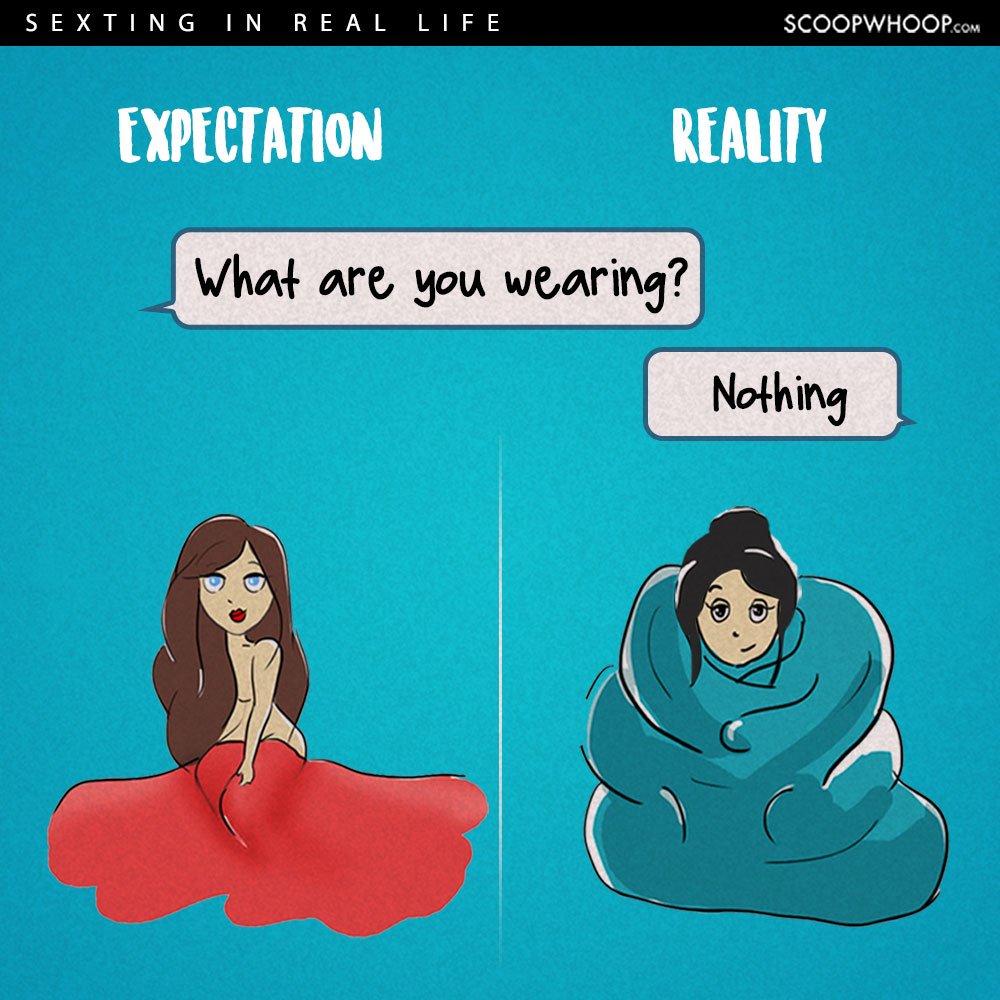 These Hilarious Illustrations Show How Sexting Actually Works In Real Life Scoopwhoop