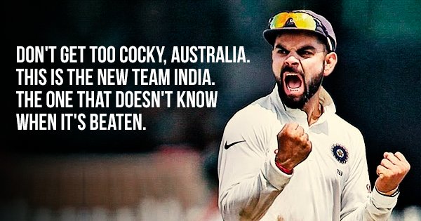 Come On, Team India! That’s How You Show The Aussies Who’s Boss ...