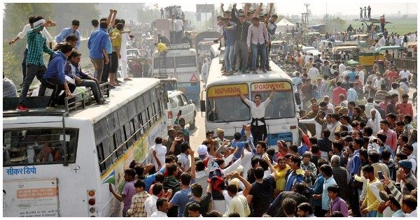 Haryana jat quota stir reaches delhi, supporters gather at jantar mantar - scoopwhoop