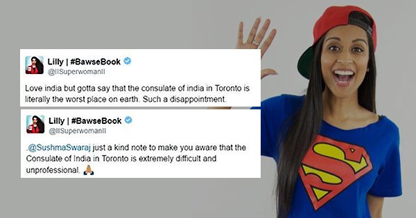 Youtube’s ‘superwoman’ tweets to sushma swaraj for help after running into visa trouble - scoopwhoop