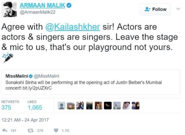 Sonakshi Sinha Denies Being A Part Of The Upcoming Justin Bieber Concert