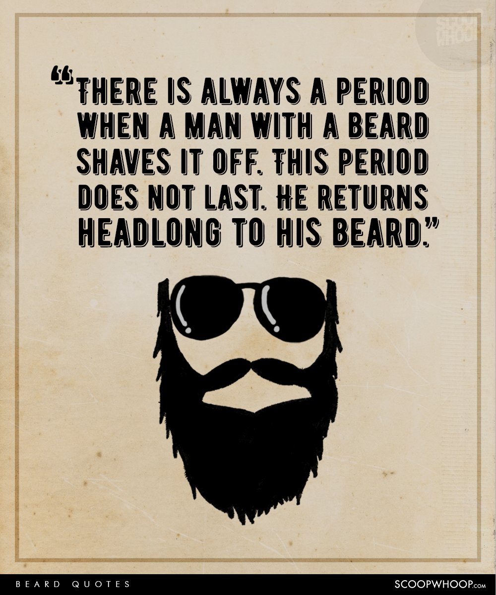 guys with beards quotes