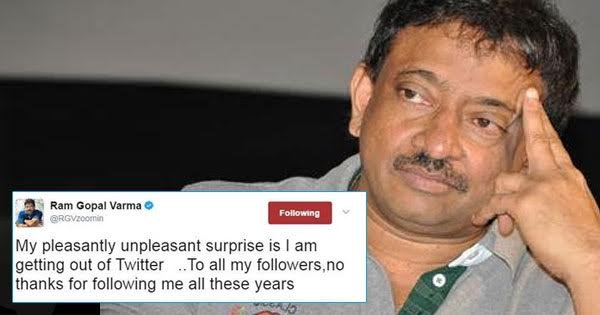 Ram Gopal Varma Finally Quits Twitter. Look At Past Tweets It's A Relief