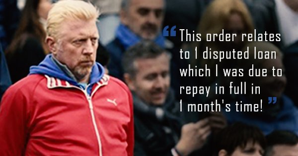 Tennis Legend Boris Becker’s Reaction On Being Declared Bankrupt Is ...