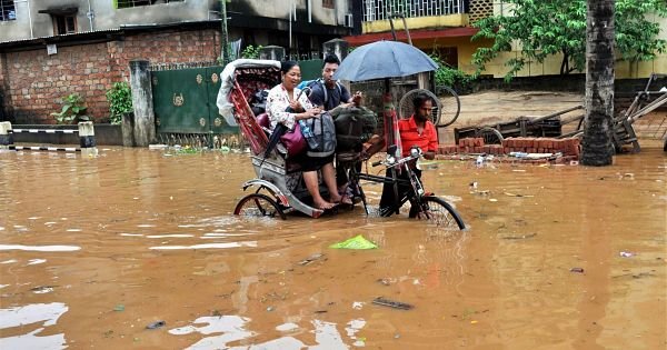 Nearly 14,000 affected by Assam floods, At least three dead in Guwahati