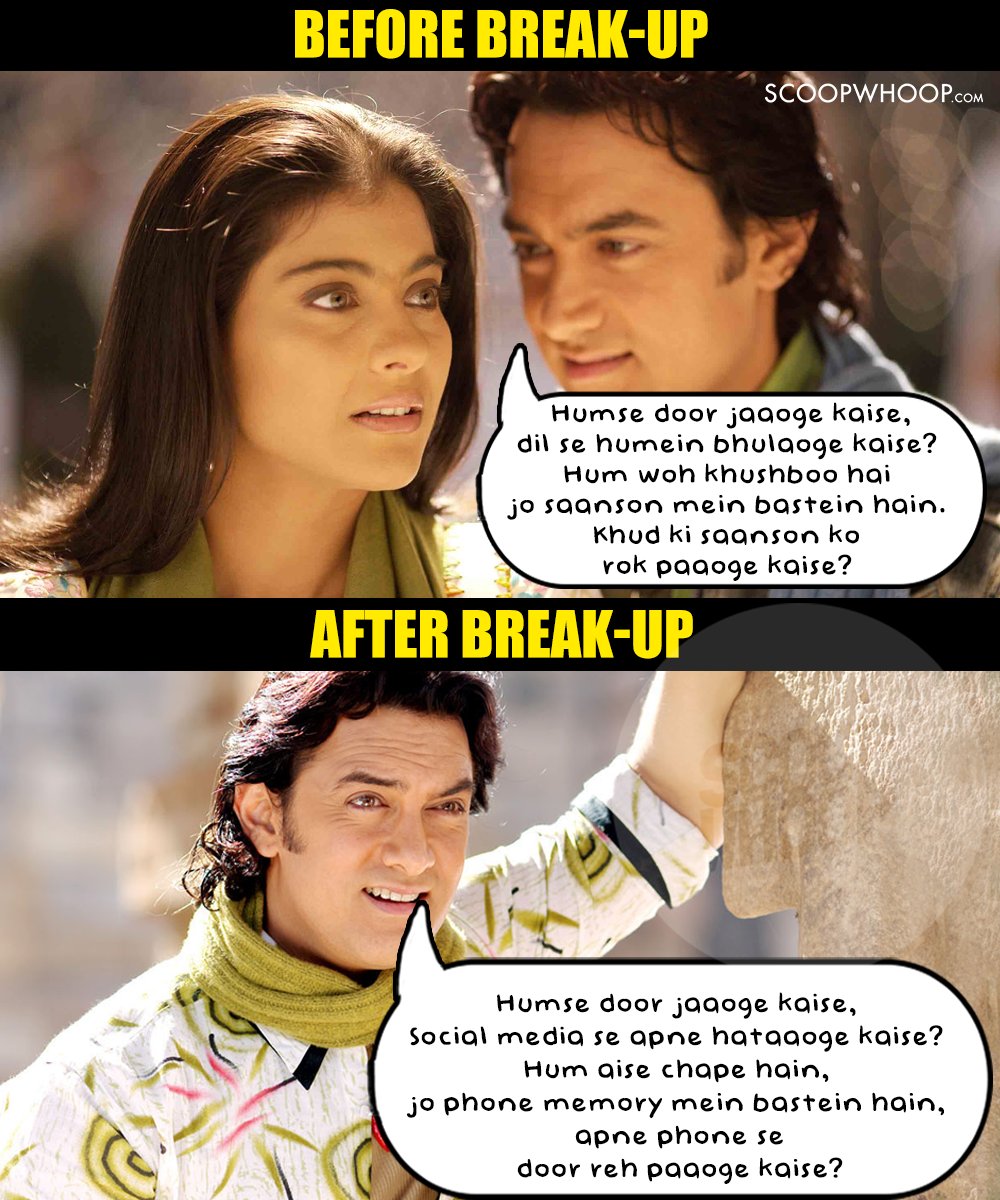 Here’s How Bollywood’s Popular Romantic Dialogues Would Be If The Characters Broke Up ScoopWhoop