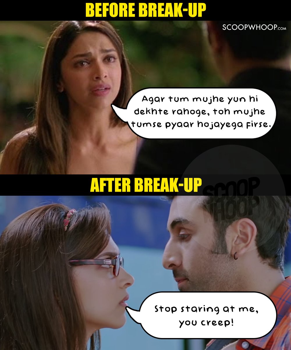 Here’s How Bollywood’s Popular Romantic Dialogues Would Be If The Characters Broke Up ScoopWhoop