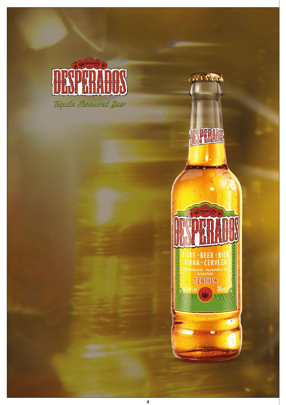 Desperados, World's First Tequila Flavoured Beer