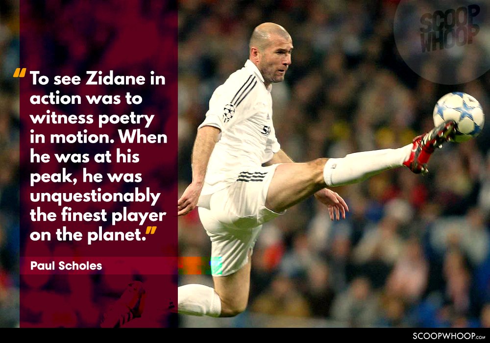 In one pirouette, Zidane showed why sometimes it's better not to score