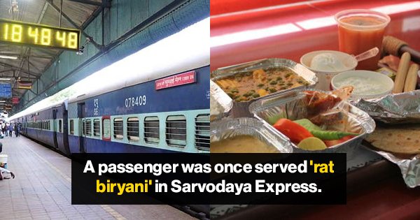Dead lizard in ‘veg’ biryani? Other cases where railways served ‘more’ than it promised - scoopwhoop