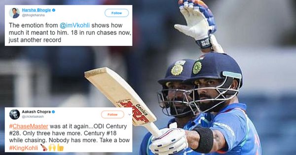 Here Are The Best Tweets As Virat Kohli’s Century Guides India To ...