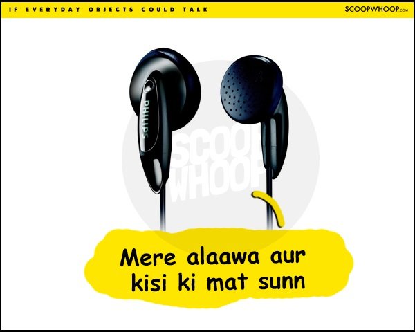what everyday objects does the speaker talk about