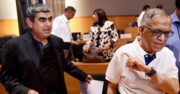 Is Founder Narayana Murthy Behind Vishal Sikka Stepping Down As Infosys ...