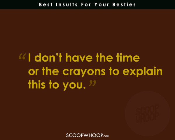 insults for friends