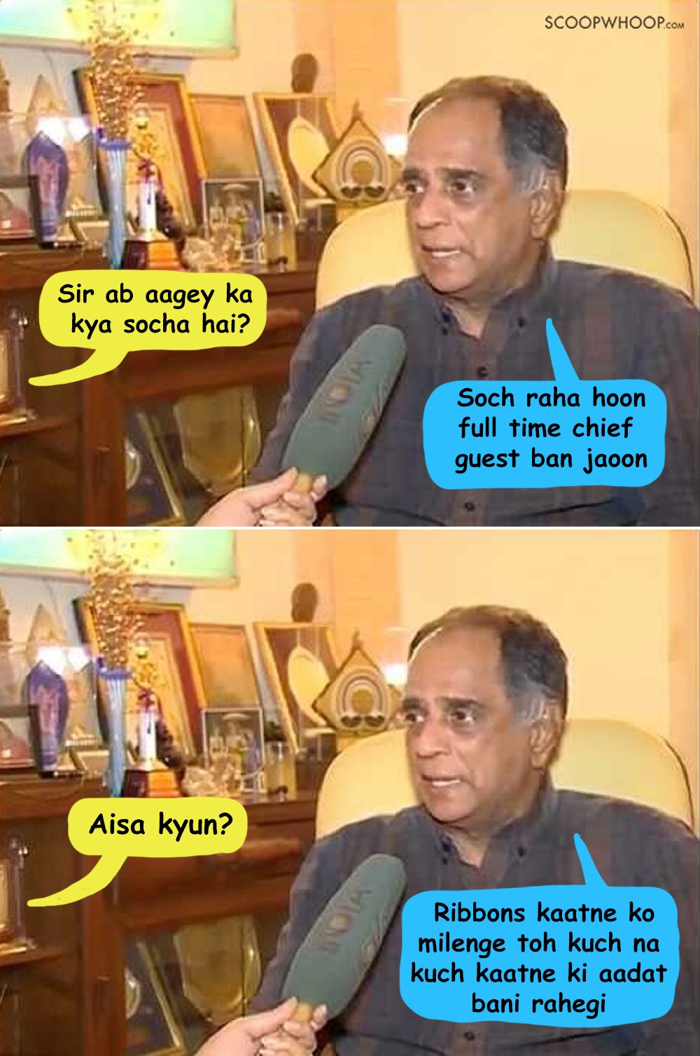 These Memes Are Our Farewell T To Sacked Censor Board Chief Pahlaj Nihalani Scoopwhoop