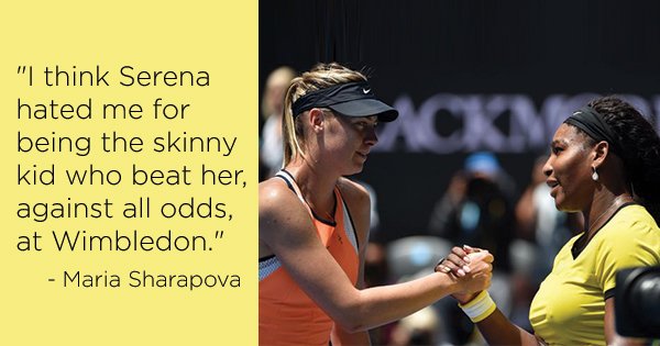 ‘we are not friends, not at all’. Sharapova opens up about serena rivalry in autobiography - scoopwhoop