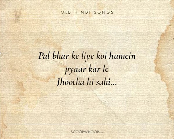 20 Best Two Line Hindi Songs Captions For Instagram Best Unique Old 