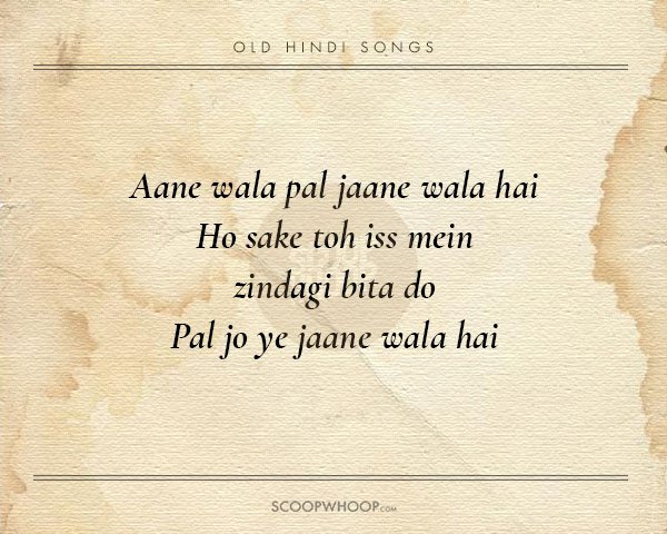 20 Best Two Line Hindi Songs Captions For Instagram Best Unique Old 