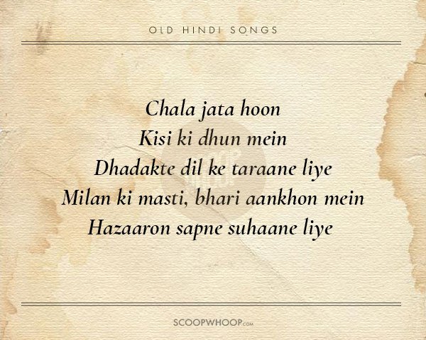 Hindi Songs Captions For Instagram