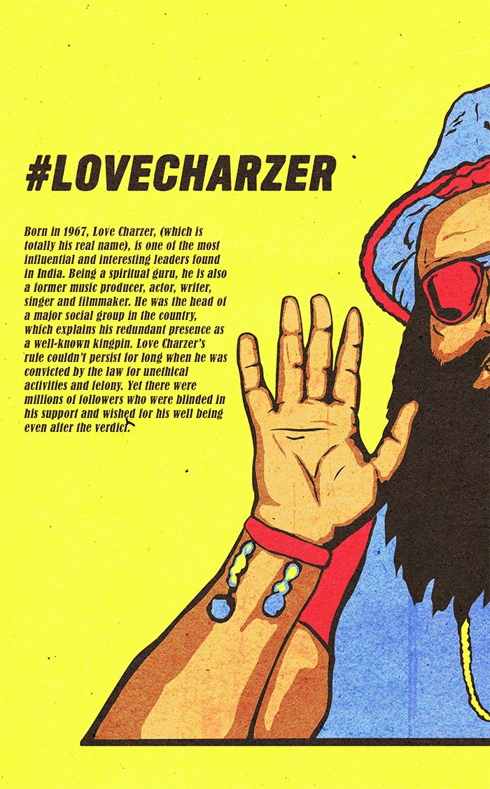 These Brutally Honest Comics On Ram Rahim Titled 'Love Charzer' Are As Dark  As They Are Funny