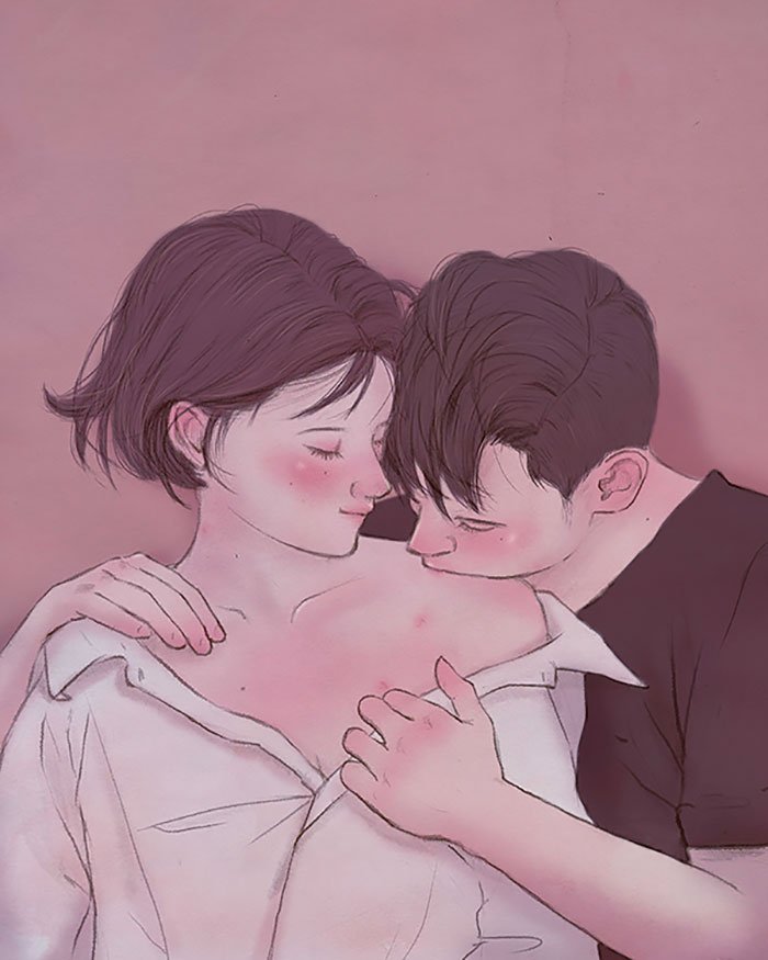 This Artist's Illustrations On Love Will Make You Feel The Magic By Tugging  At Your Heart Strings