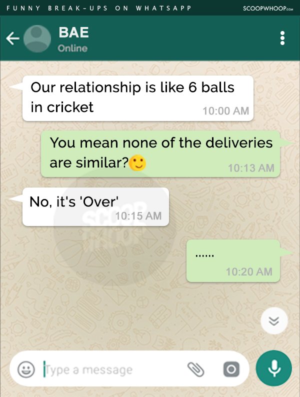 After Reading These Break-up Messages On WhatsApp, You'll Be Thankful It  Didn't Happen To You