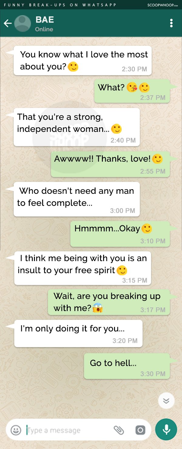 After Reading These Break-up Messages On WhatsApp, You'll Be ...