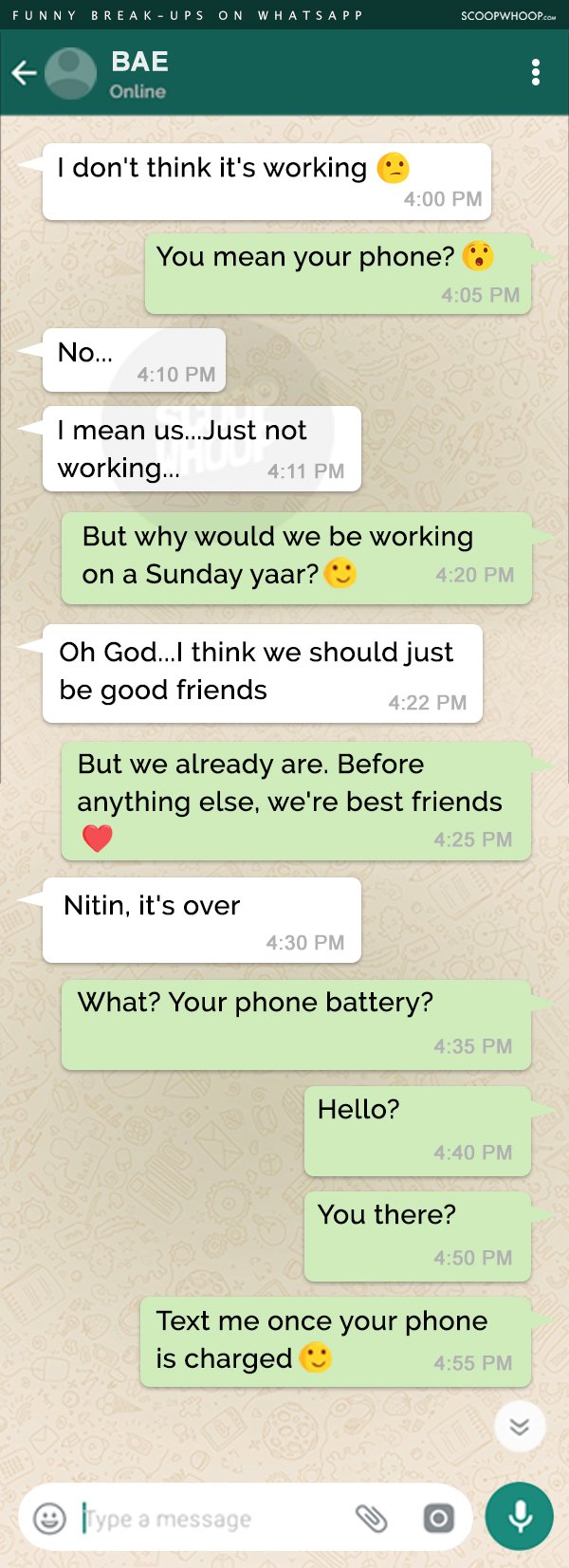 After Reading These Break-up Messages On WhatsApp, You'll Be ...