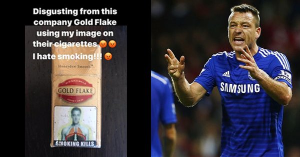john terry indian cigarettes It's Been 5 Years, But John Terry Is Finally Pissed About Being The Face of  Cancer In India