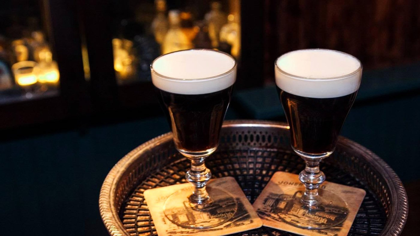 Dead Rabbit Irish Coffee best drink for sore throat and cough