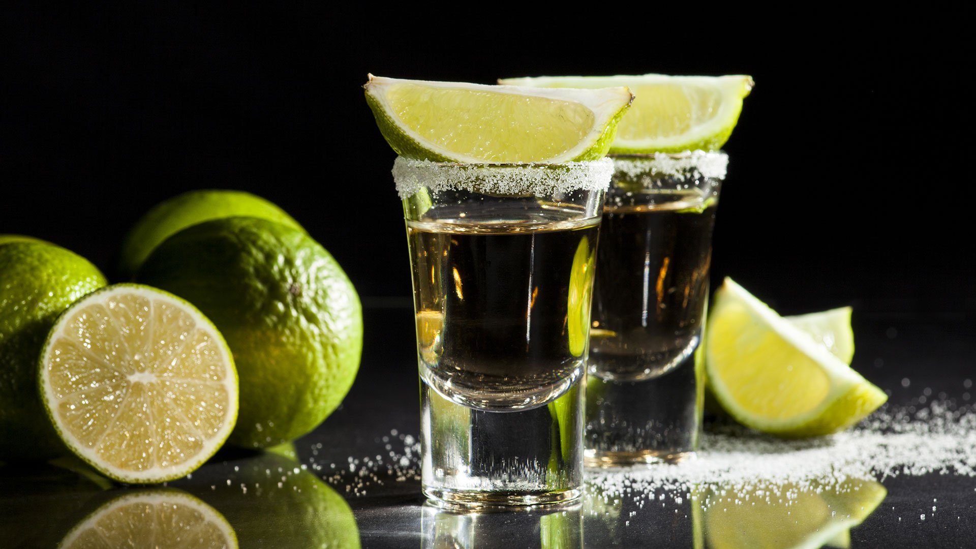 Tequila blanco, lemon and salt best drink for sore throat and cough