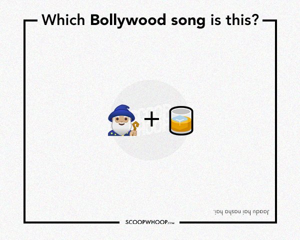 Guess The Bollywood Song With Emojis