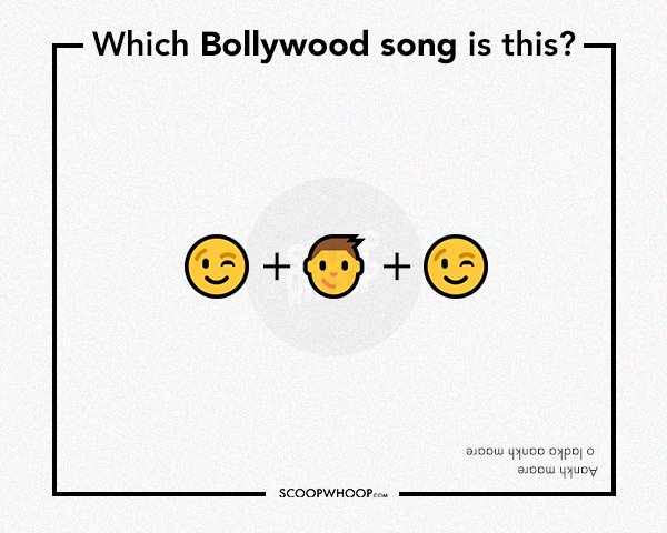 Guess The Bollywood Song With Emojis